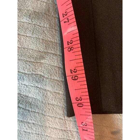 Talbots Womens Dress Pants Size 14 Black Stretch Wide-Leg Career Corpcore Casual - Picture 9 of 11